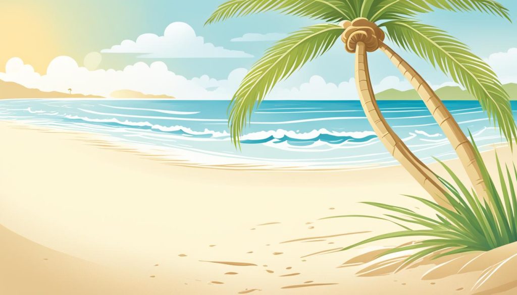beach drawing example