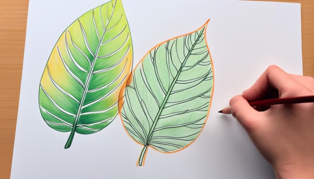 beginner leaf drawing tutorial beginner leaf drawing tutorial