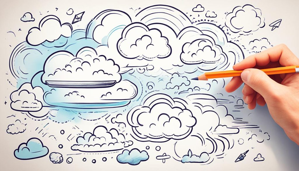 cloud drawing tips and tricks