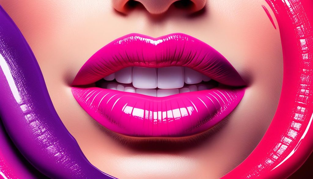 color theory for drawing lips