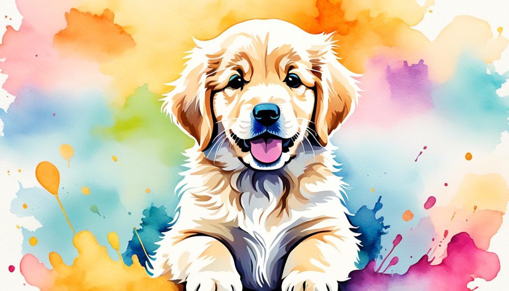 coloring techniques for puppy art