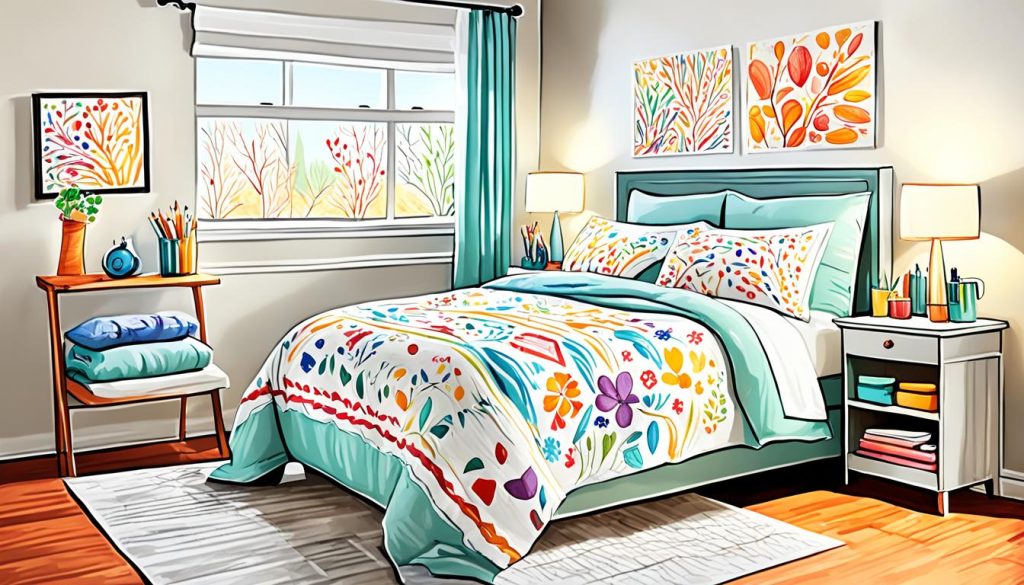 coloring tips for bed drawings