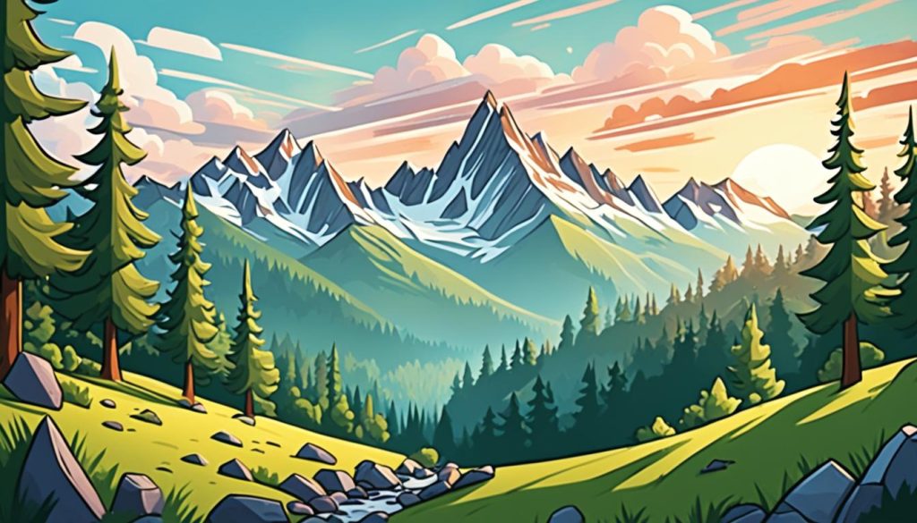 creating realistic mountain landscapes