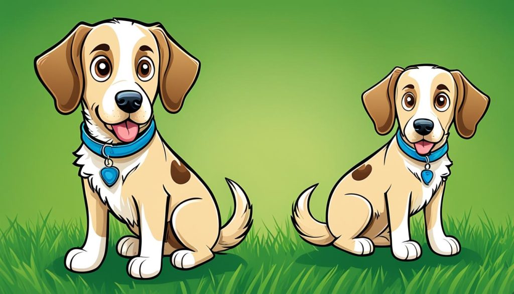 dog drawing color guide