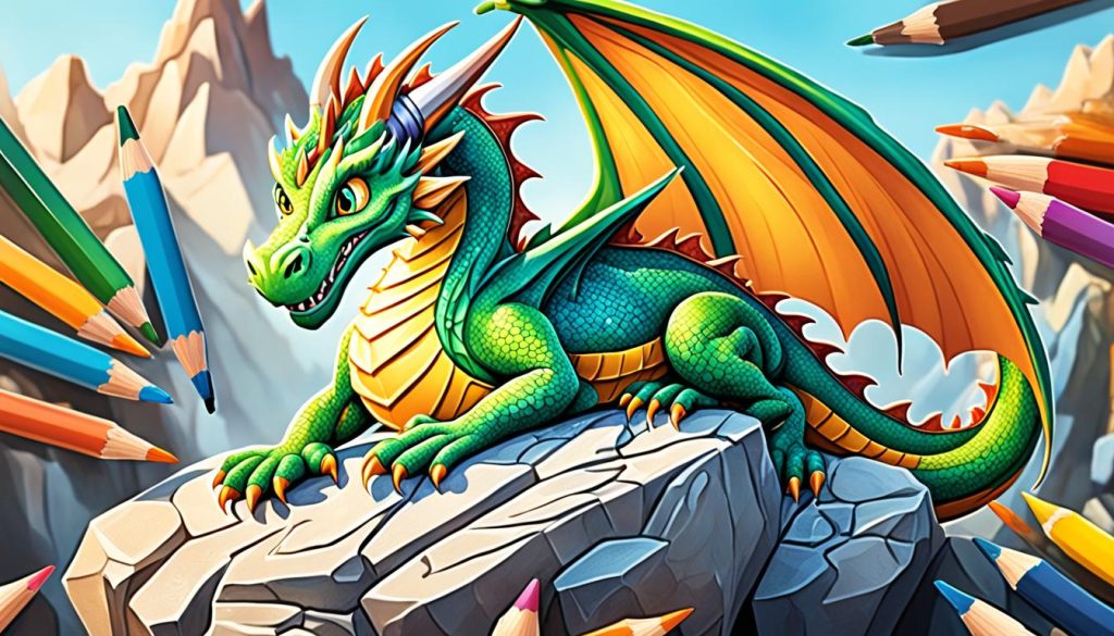 dragon coloring tips