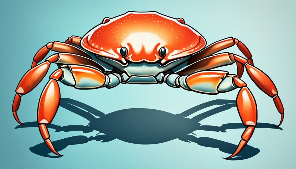 draw crab walking legs