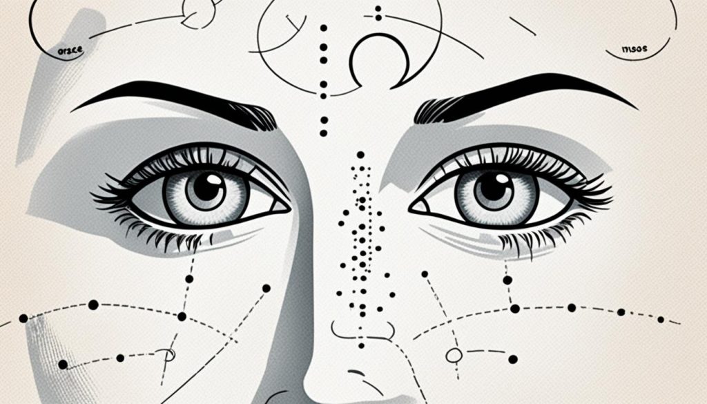 drawing facial features