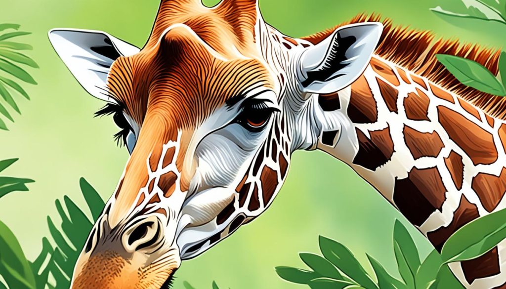 drawing giraffe eyes