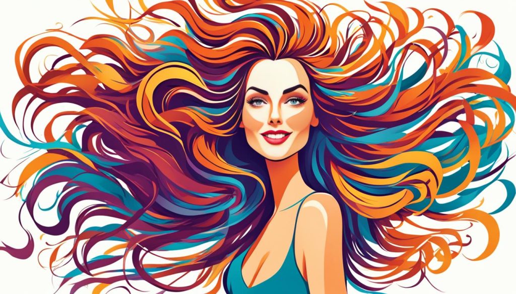 drawing hair