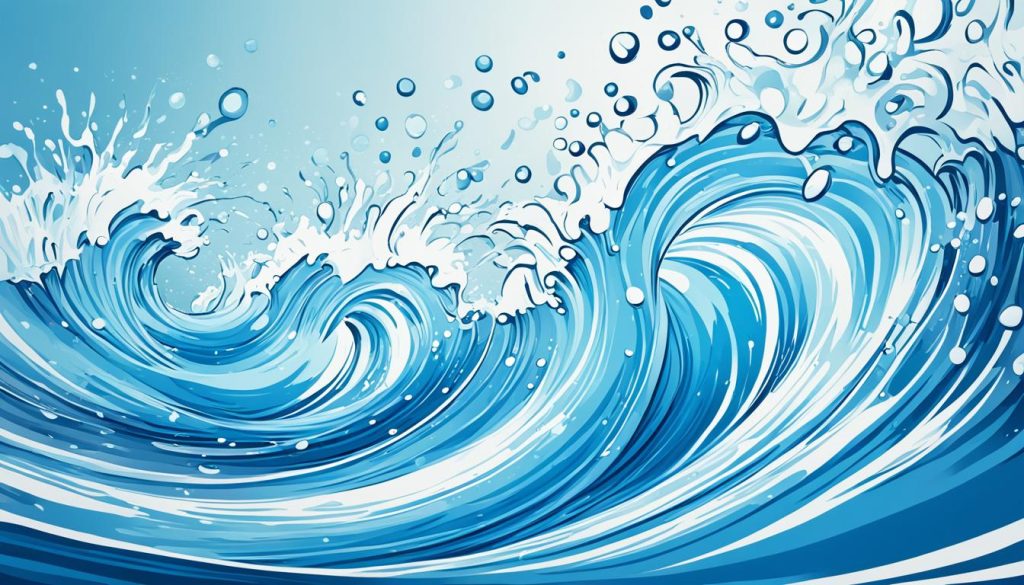 drawing water splashes