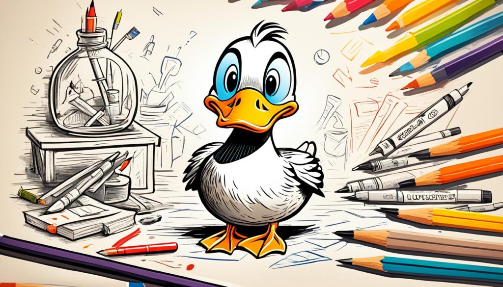 duck sketching tips