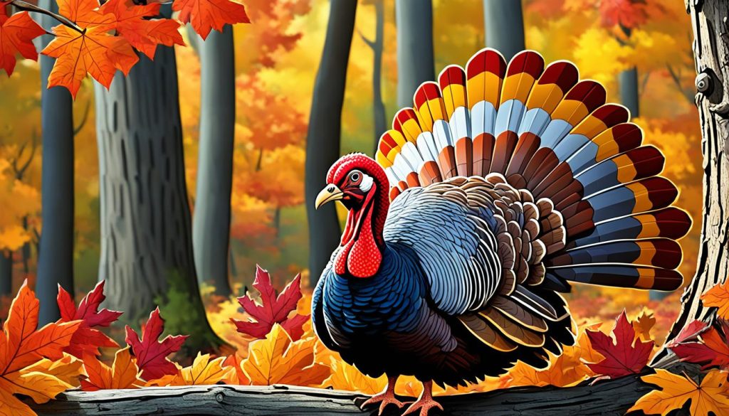 fall turkey drawing