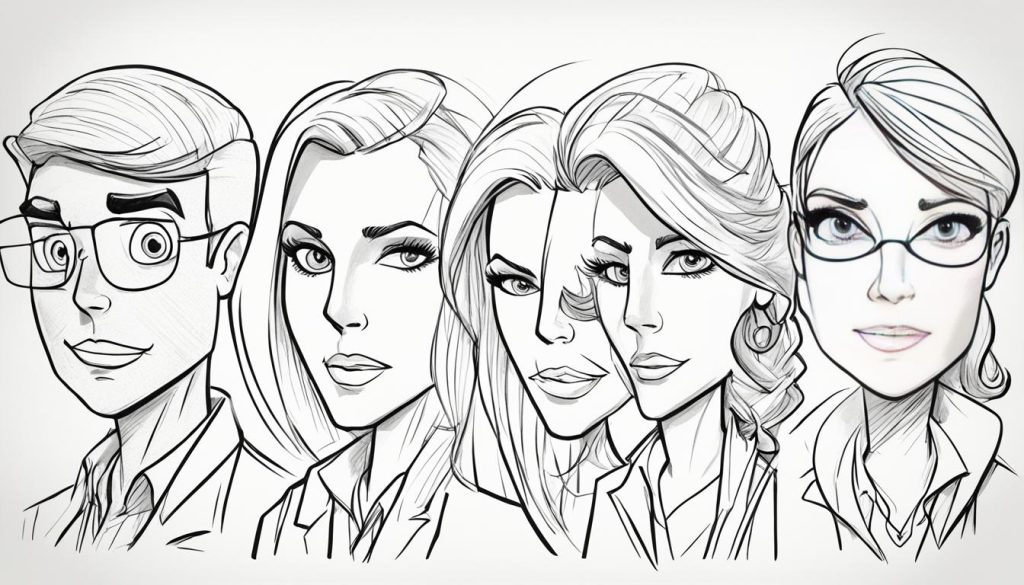 head drawing techniques