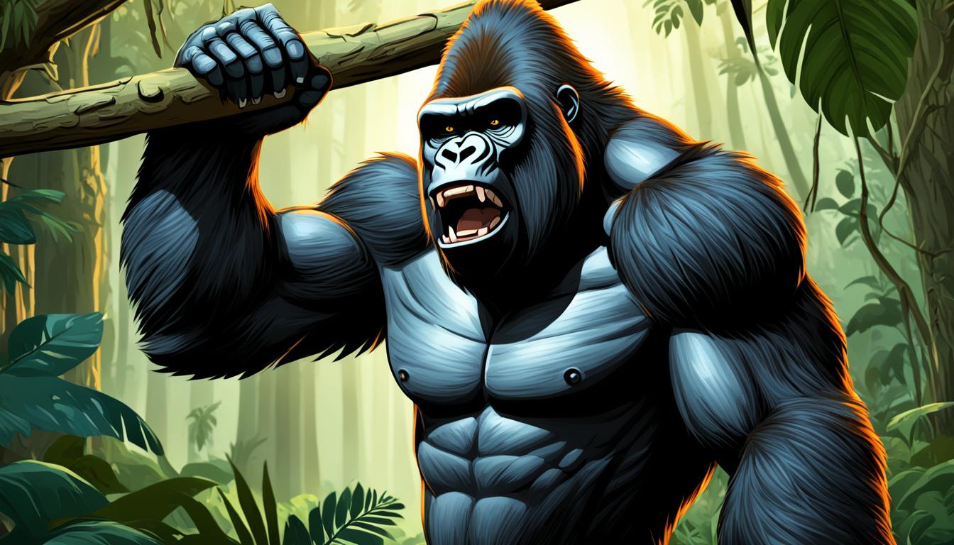 how to draw a gorilla