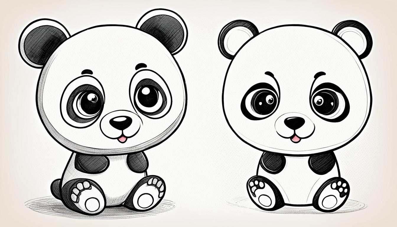 how to draw a panda