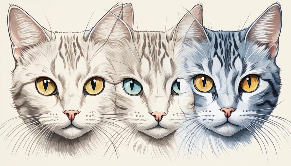 how to draw a realistic cat