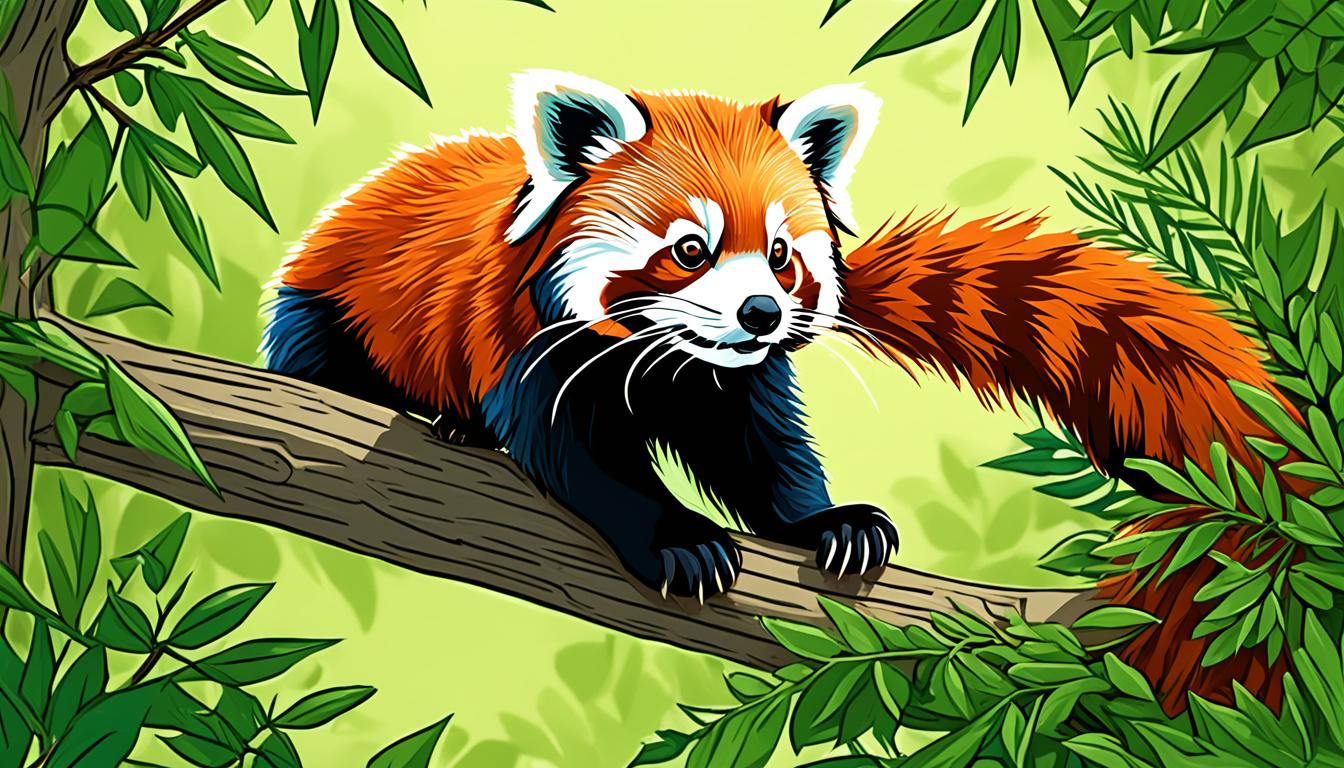 how to draw a red panda