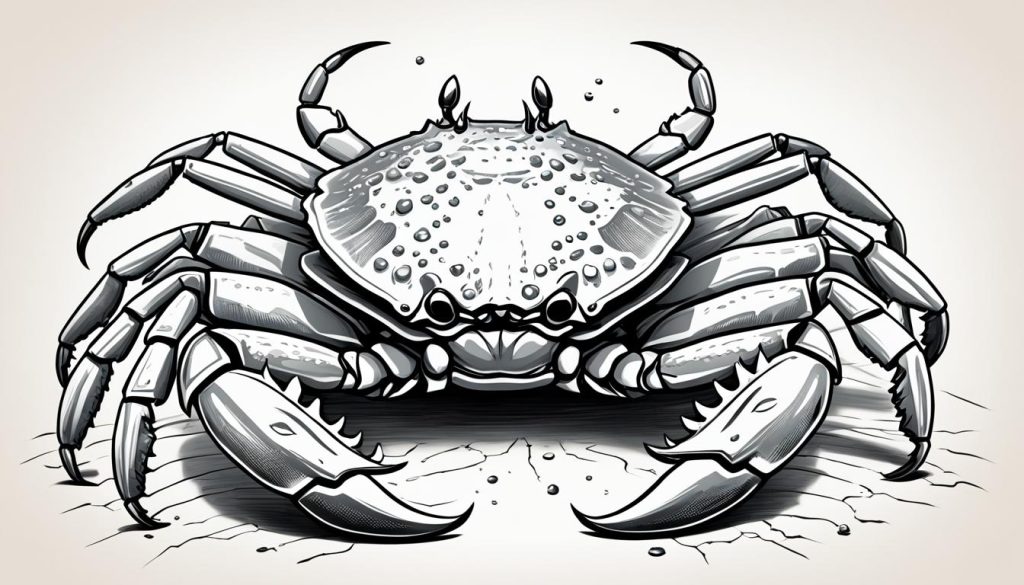 how to draw crab claw