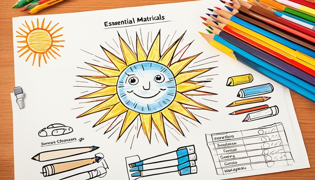 materials for drawing materials for drawing