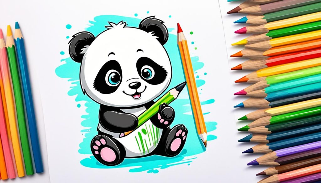 panda coloring tips