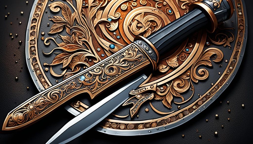 personalizing the sword