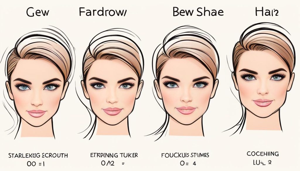 step-by-step instructions on how to draw eyebrows