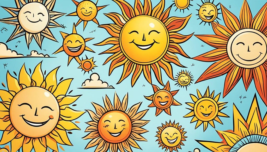 tips for drawing suns in different styles