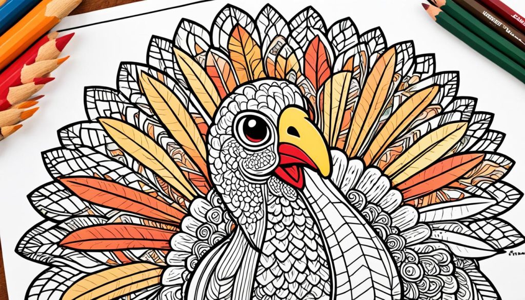 turkey coloring page 3