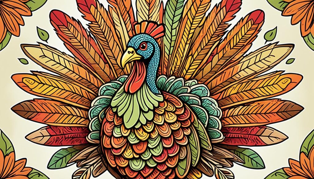 turkey coloring page 4
