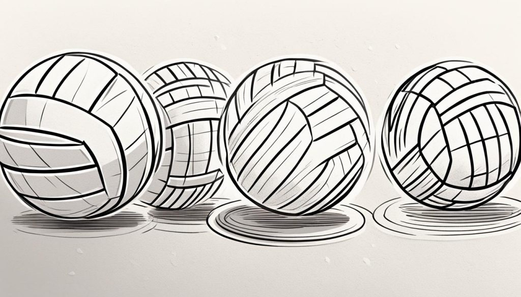 Step-by-Step Instructions for Drawing a Volleyball