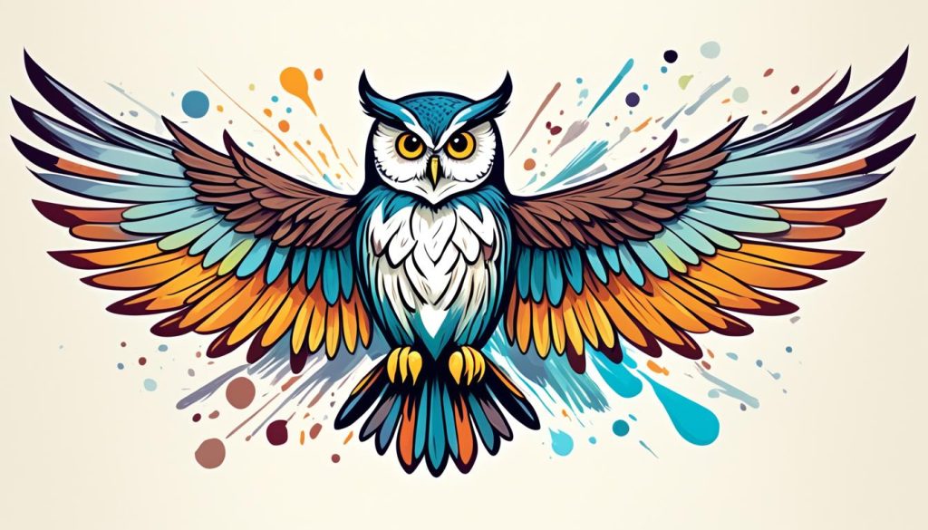 coloring techniques for owl drawing