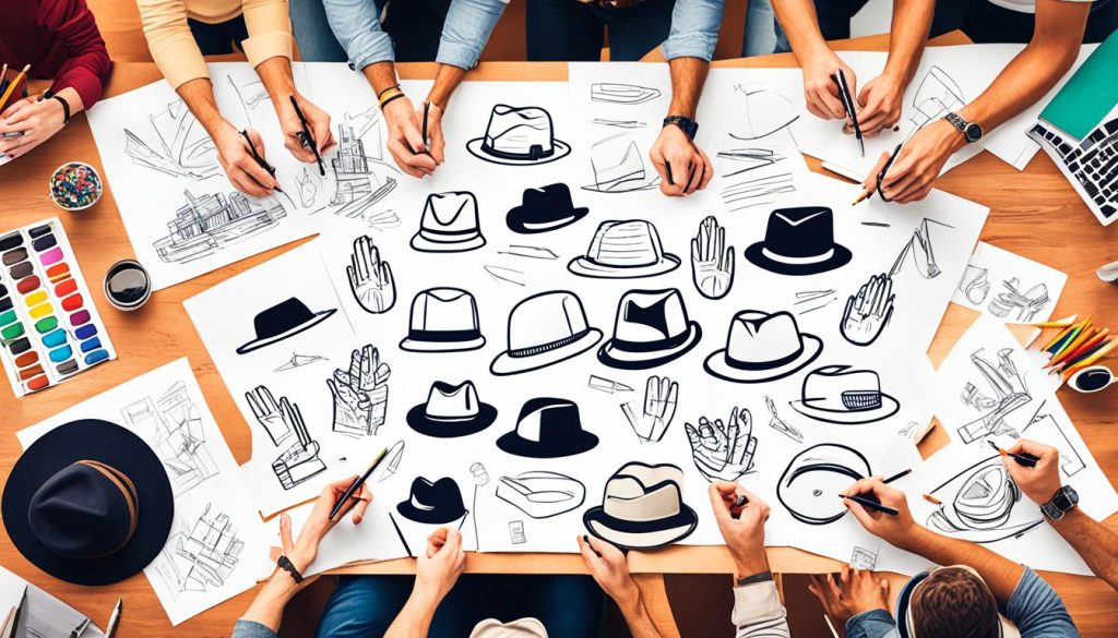 designing unique hats
