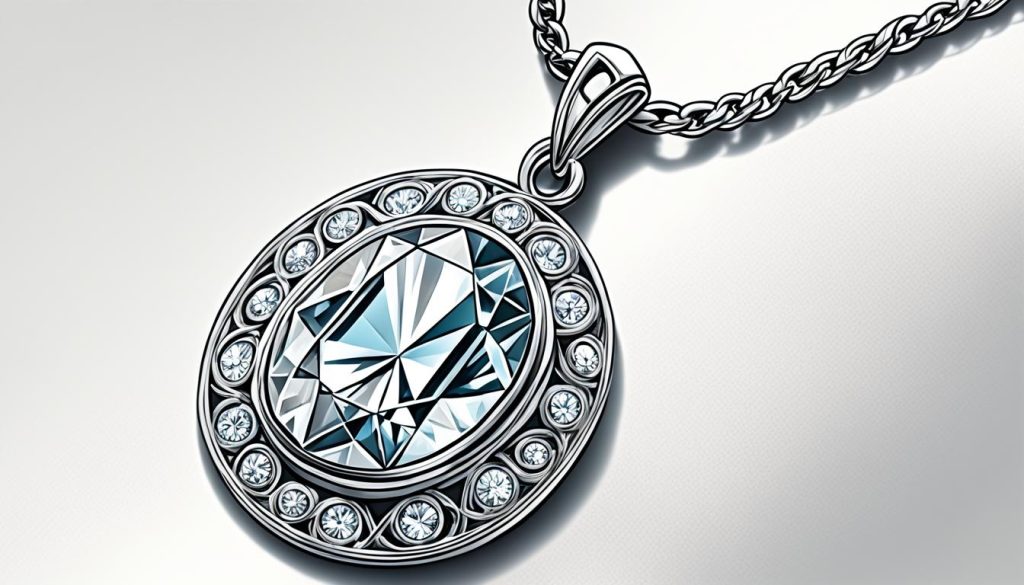 drawing diamond jewelry