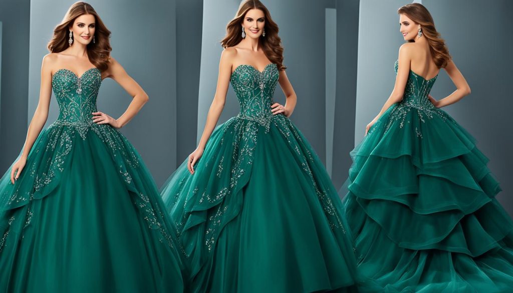 elegant ball gown