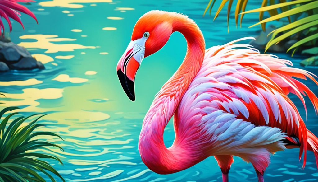 flamingo artwork
