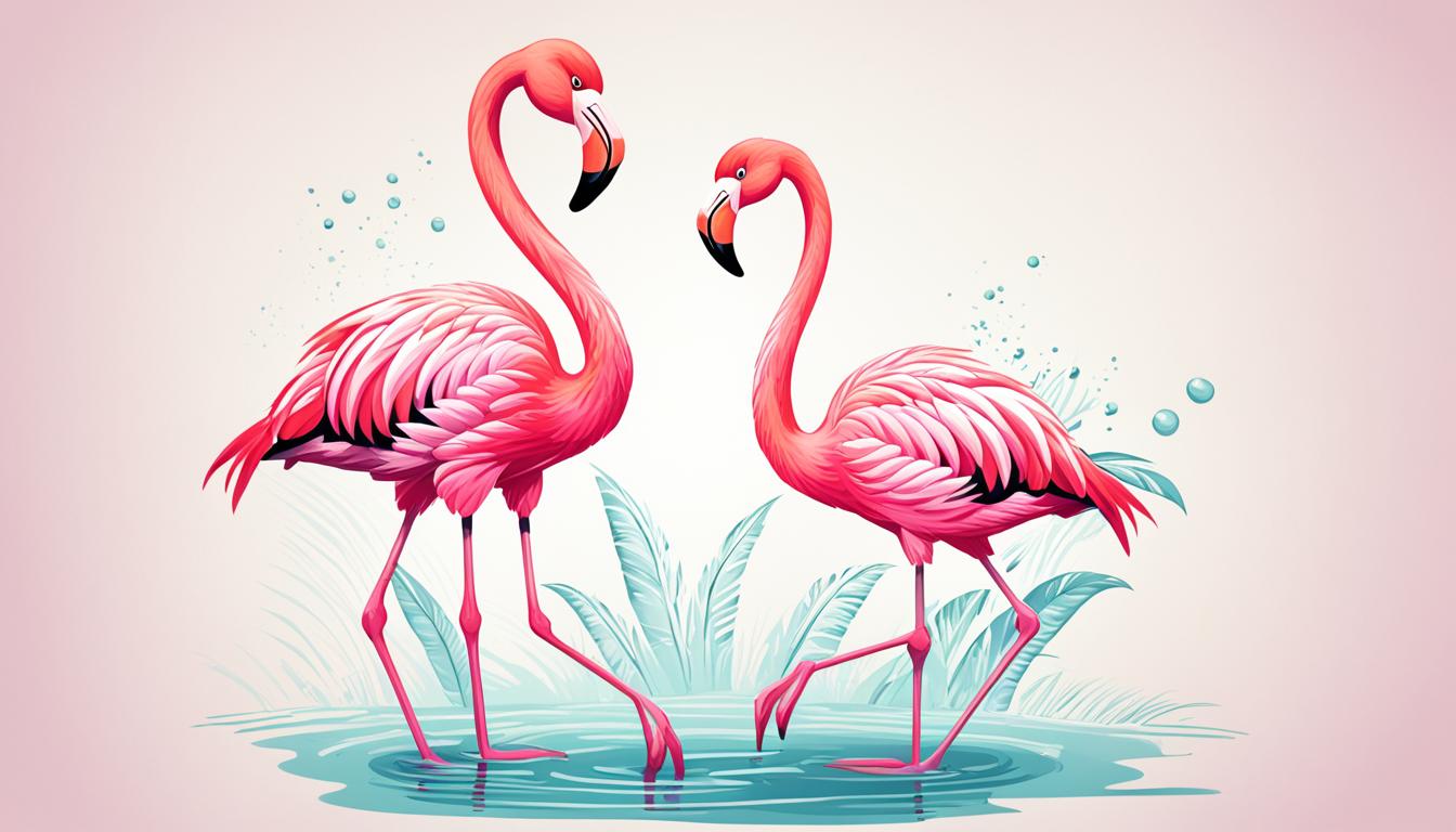 how to draw a flamingo