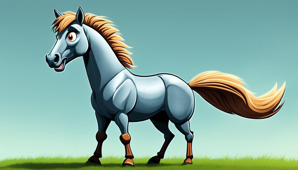 how to draw a horse