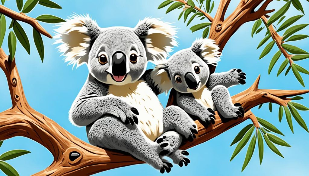 koala legs and feet