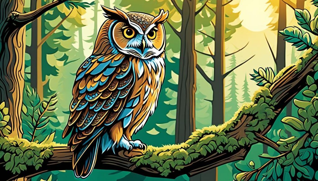 realistic owl drawing