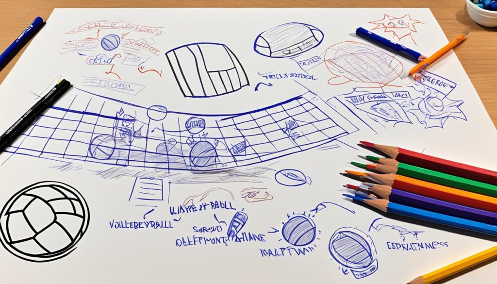 tips for learning how to draw a volleyball
